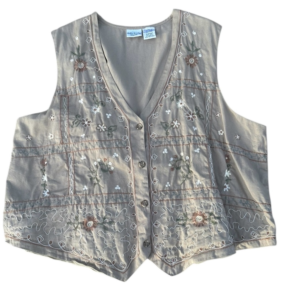 Embroidered Bobbie Brooks Vest